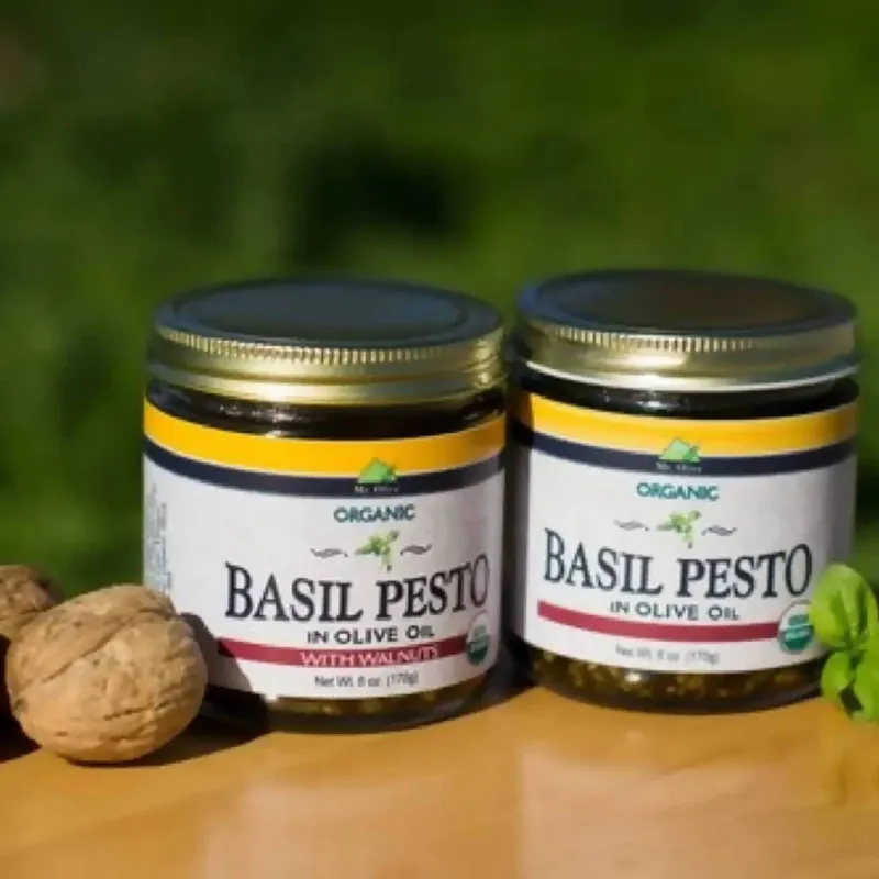 Organic Pesto (Vegan & Raw) - With Walnuts