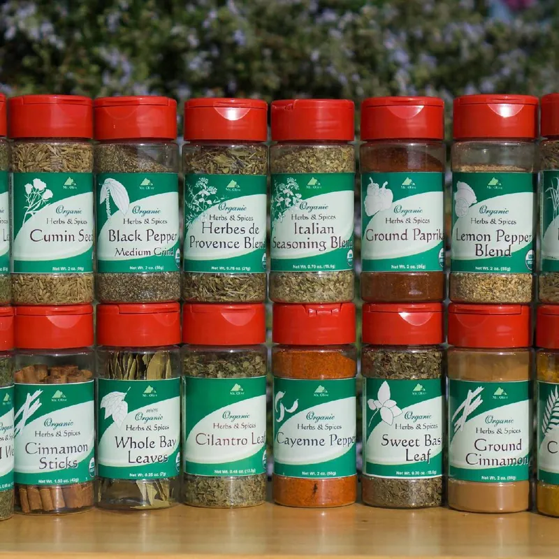 Organic Herbs & Spices