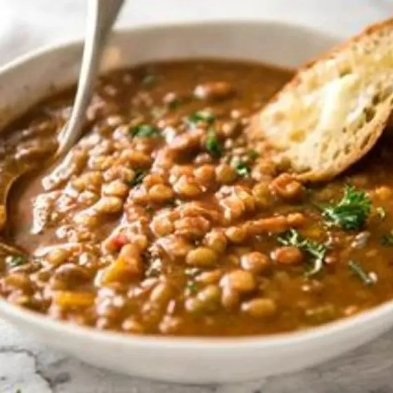 Lentil Soup & Ciabatta