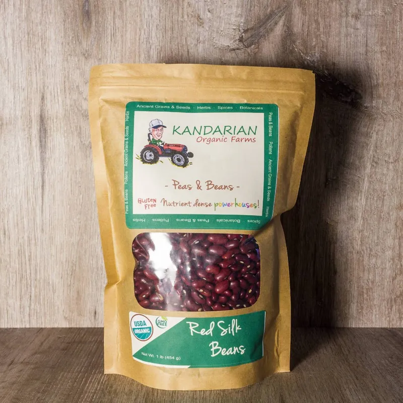 Organic Red Silk Beans ECPVRS