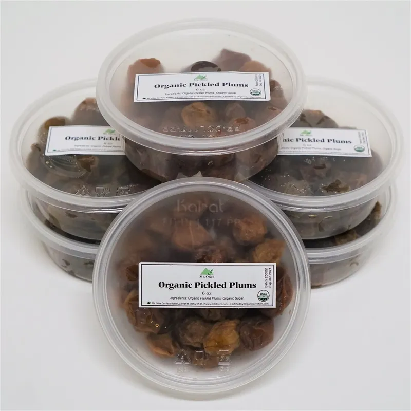 Organic Pickled Plums