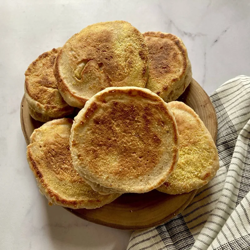 Sourdough English Muffins (Six)
