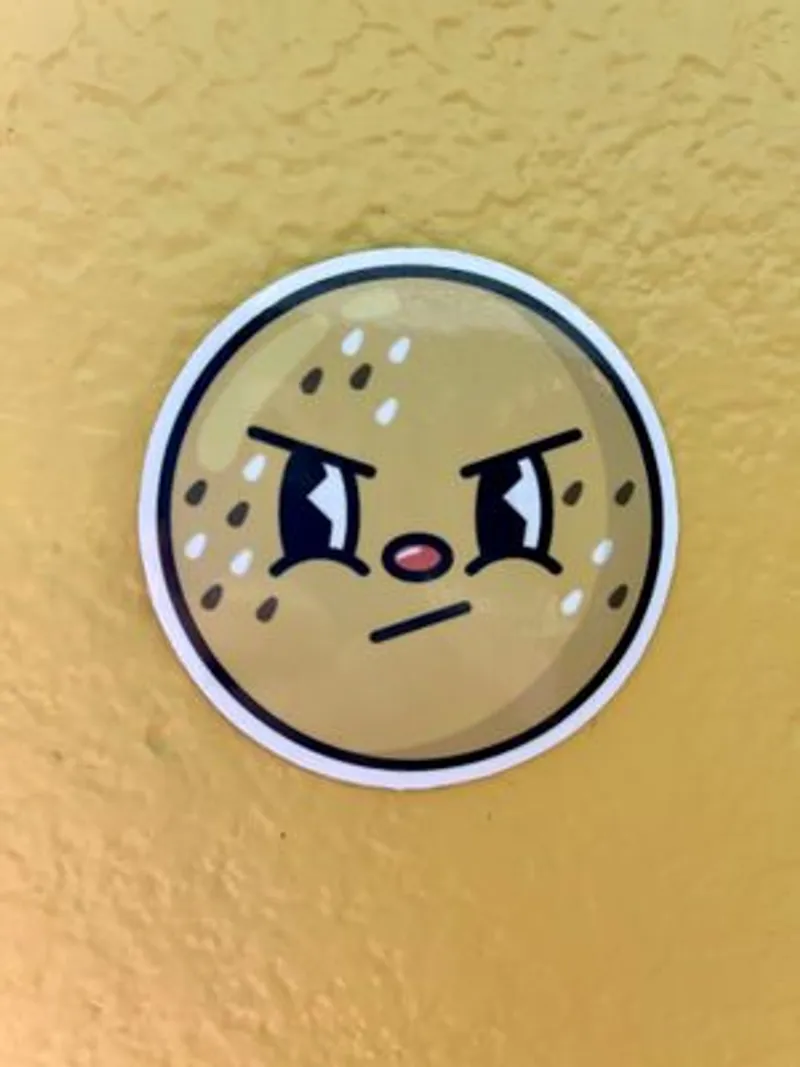 Bagelface sticker