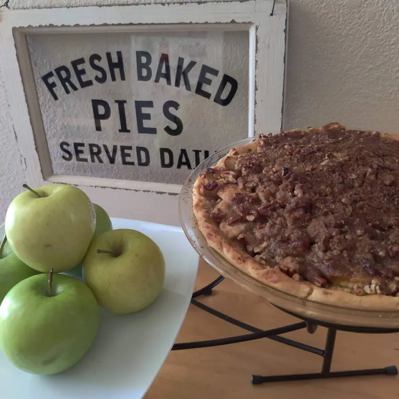Dutch Apple Walnut Pie - Whole