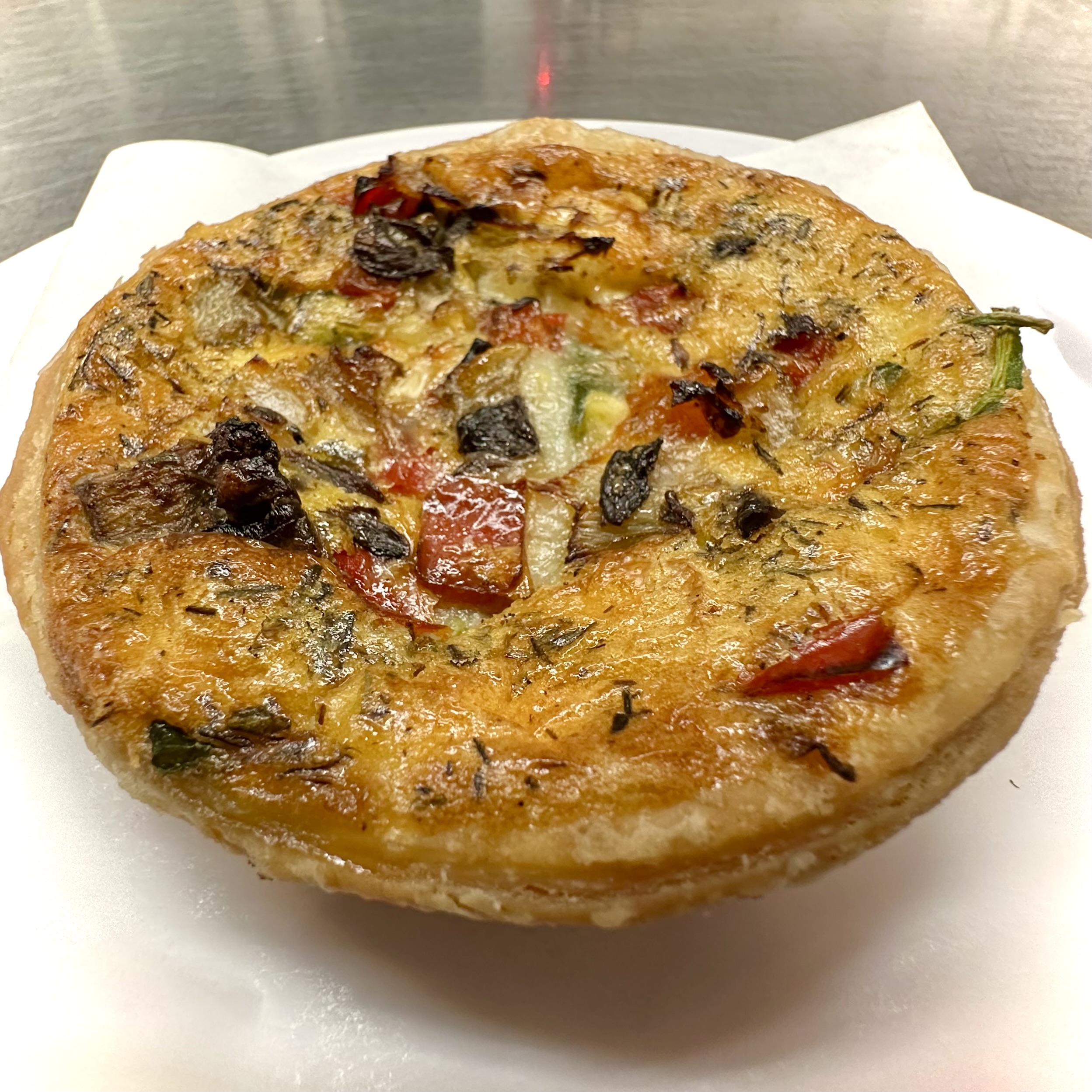 Quiche - Veggie, Individual