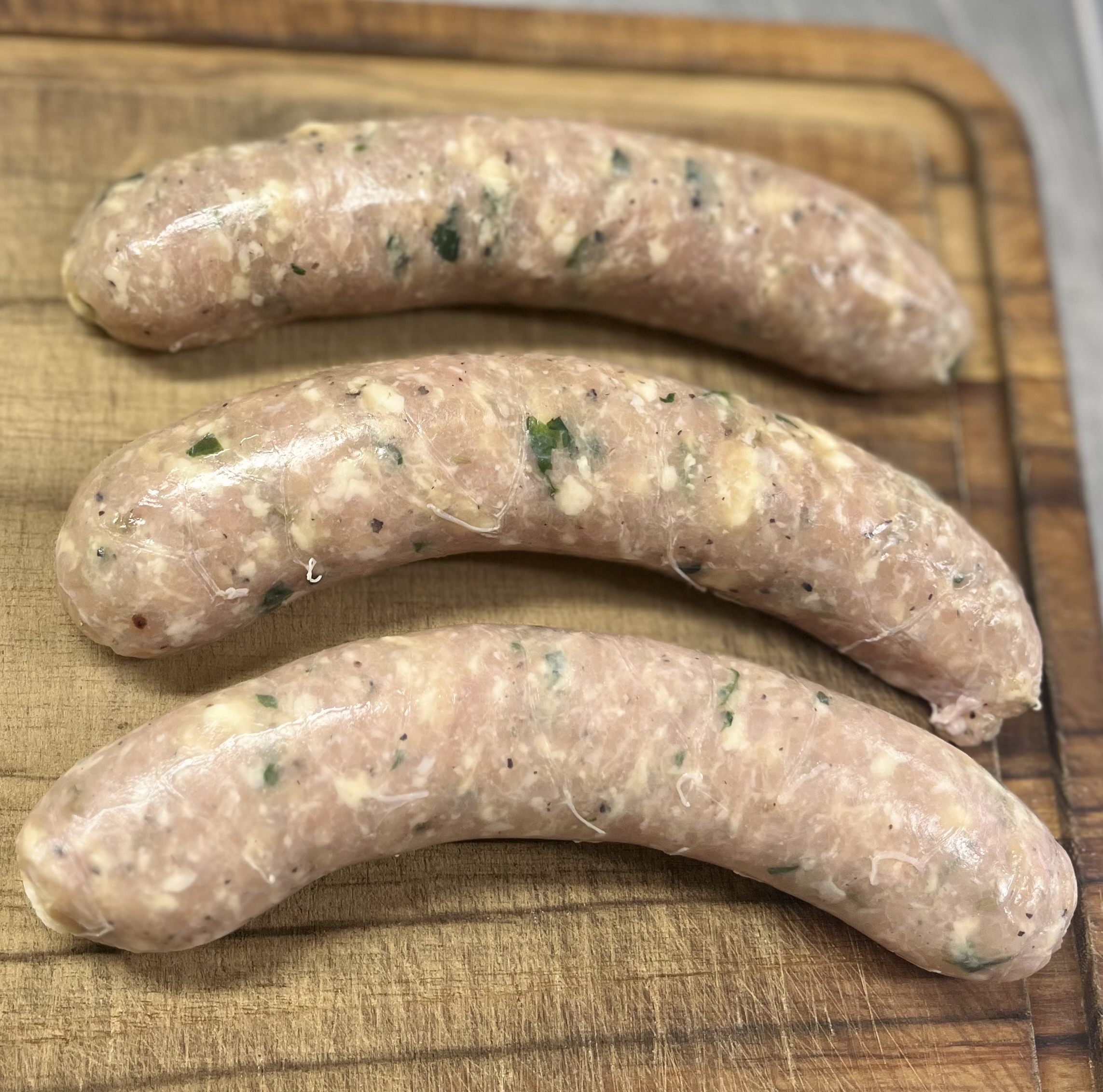 Chicken Spinach Feta Sausage (per pound)