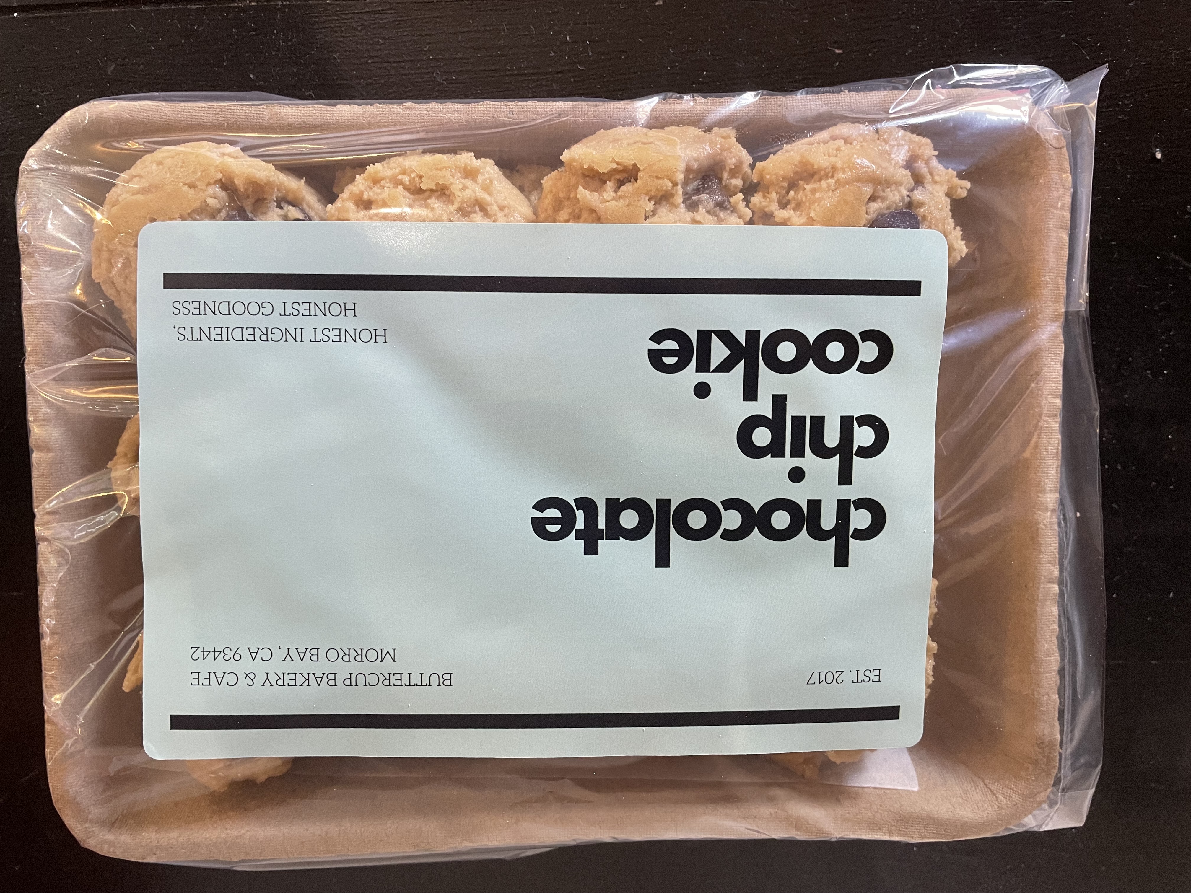 Chocolate Chip Cookie Dough (12/pack)