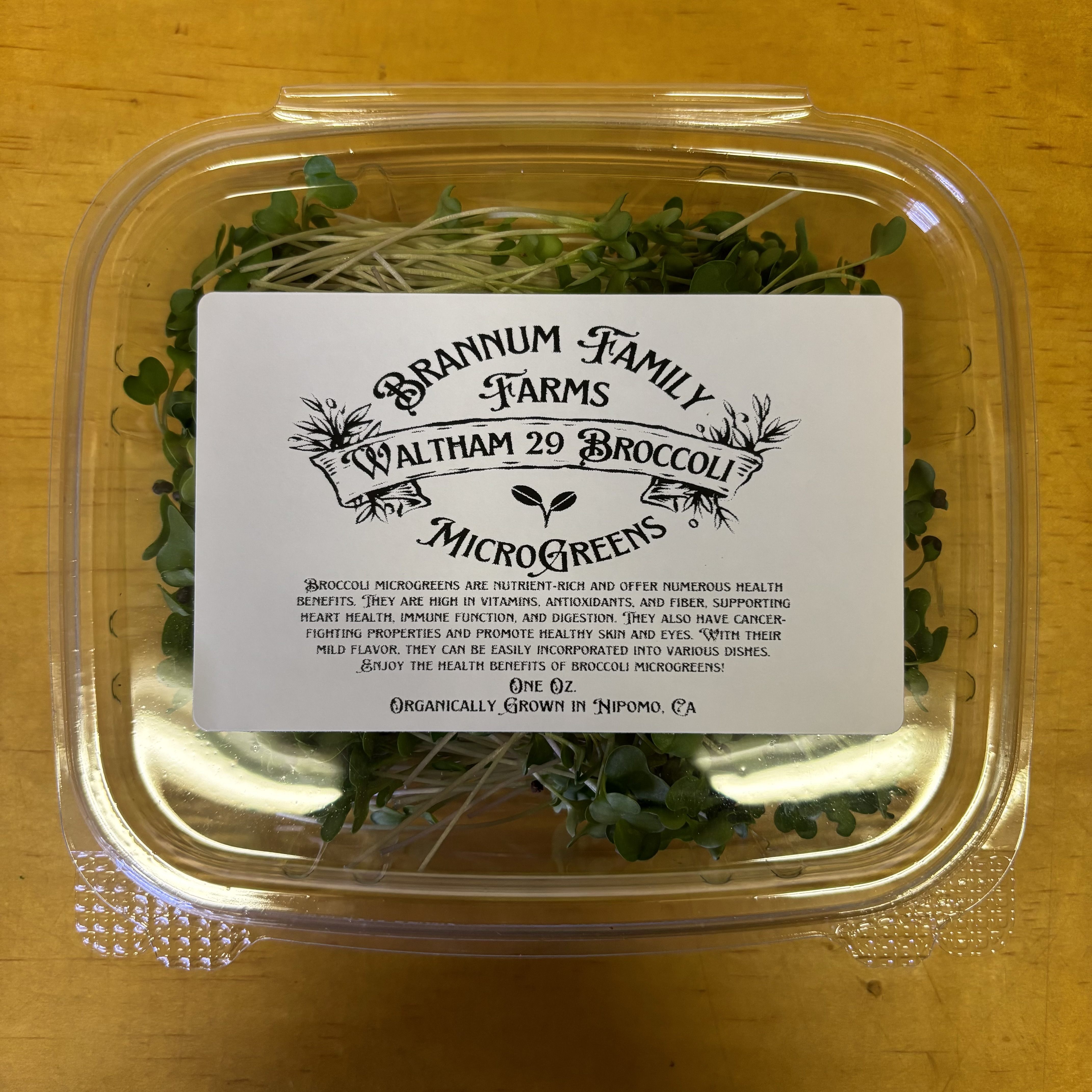 Broccoli Microgreens (1 oz)