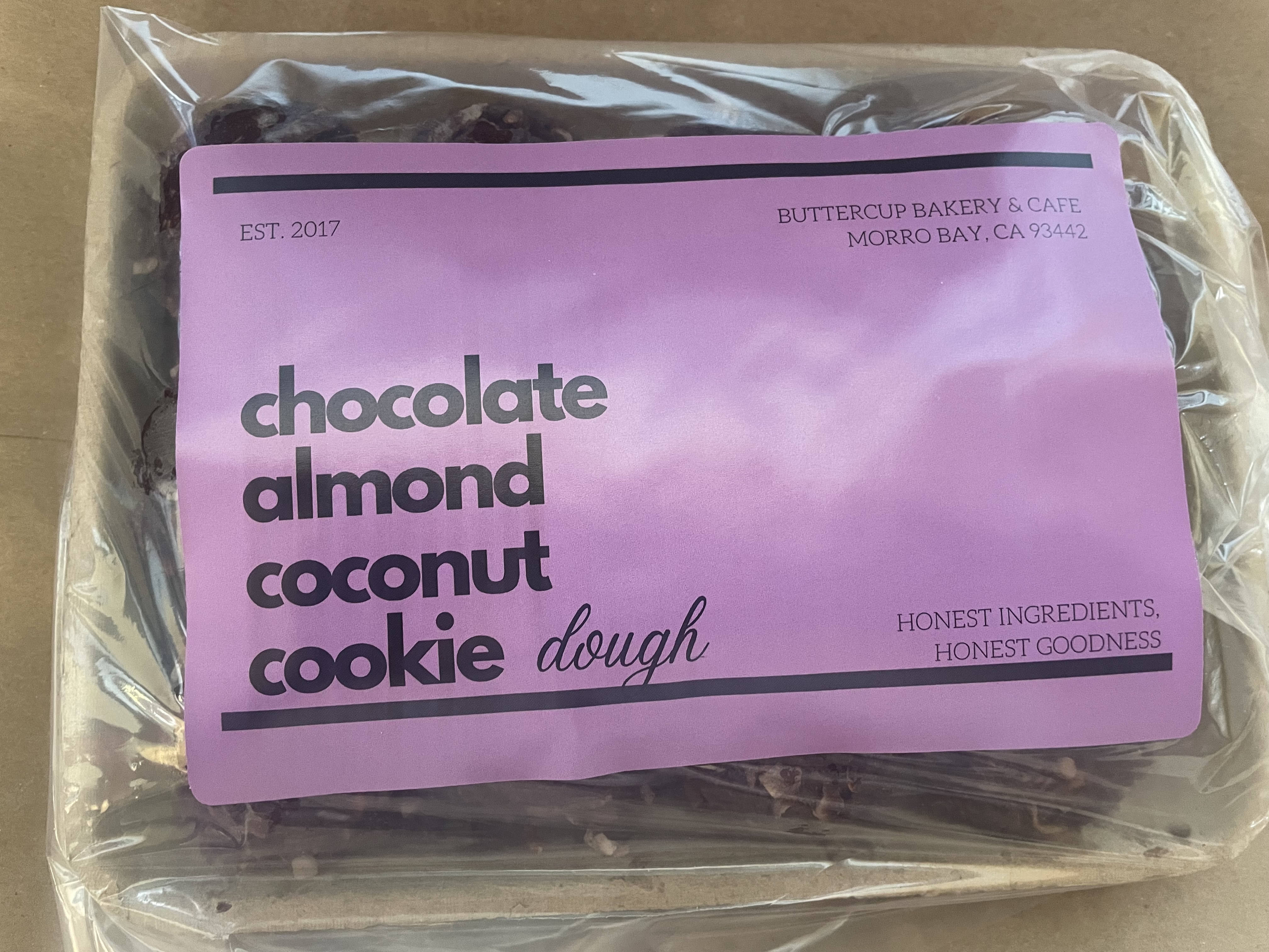 Almond & Oat Flour Chocolate Cookie Dough (12/pack)