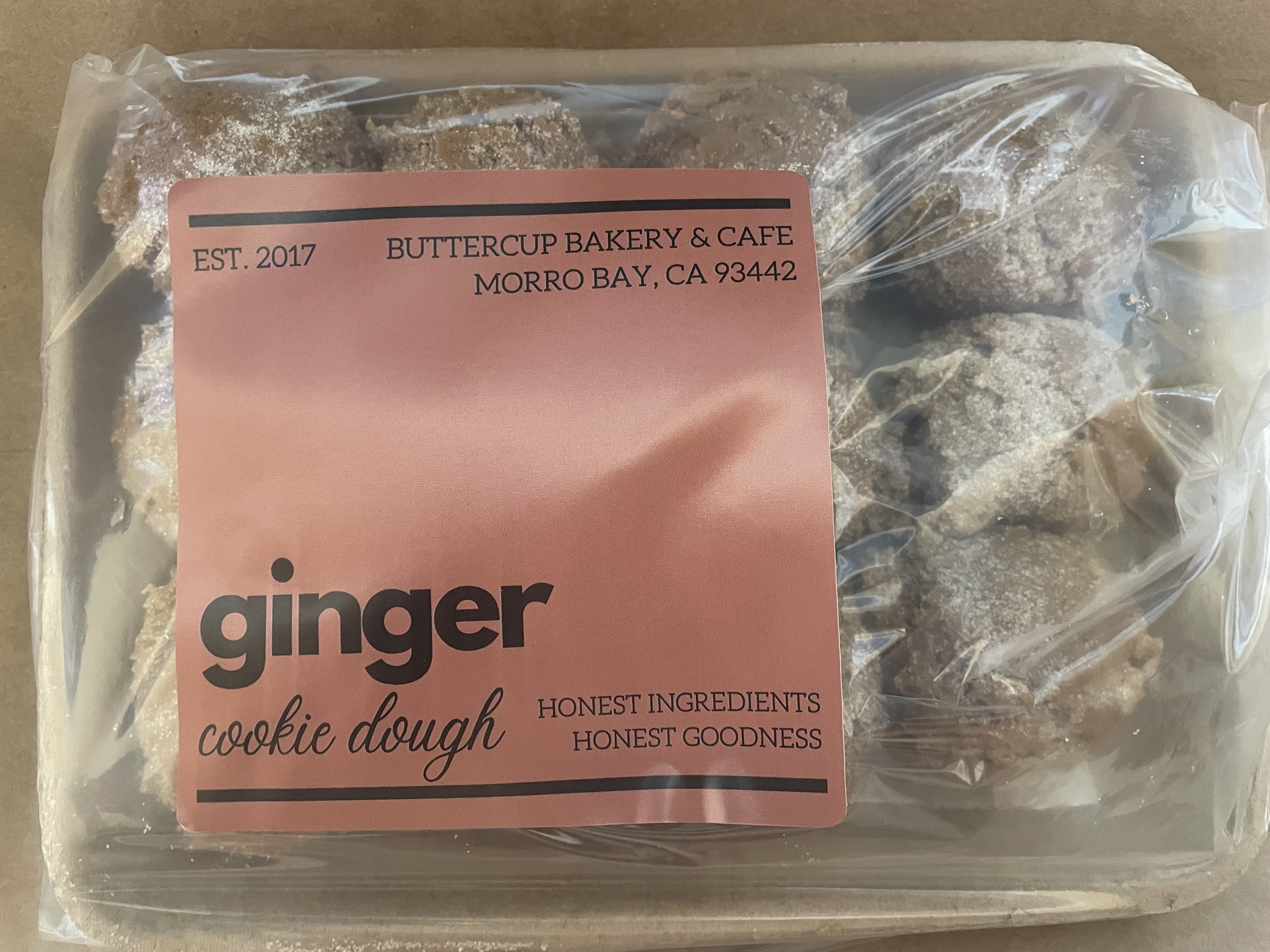 Ginger Cookie Dough (12/pack)