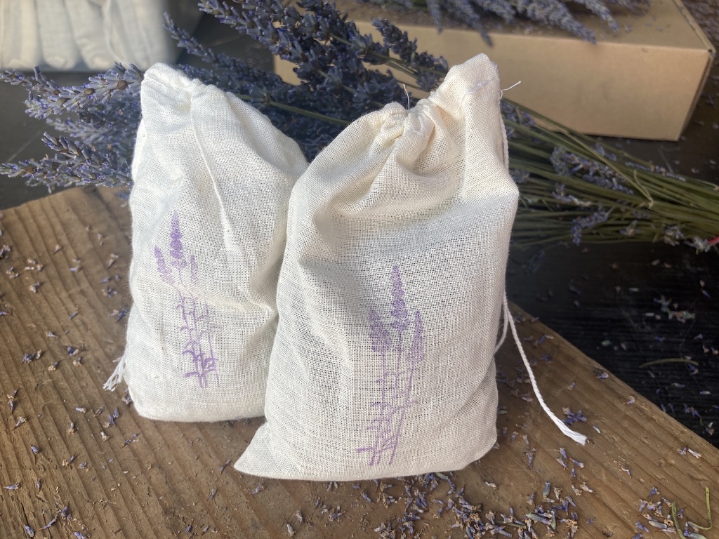TWO Large Lavender Sachets