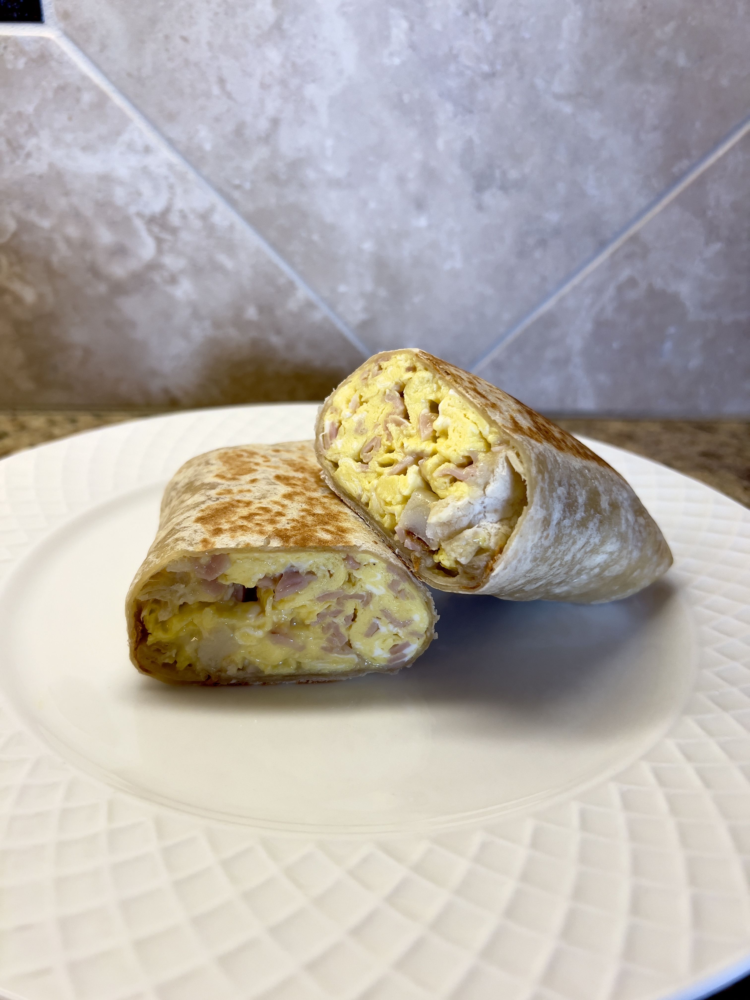 Ham and Egg Burrito