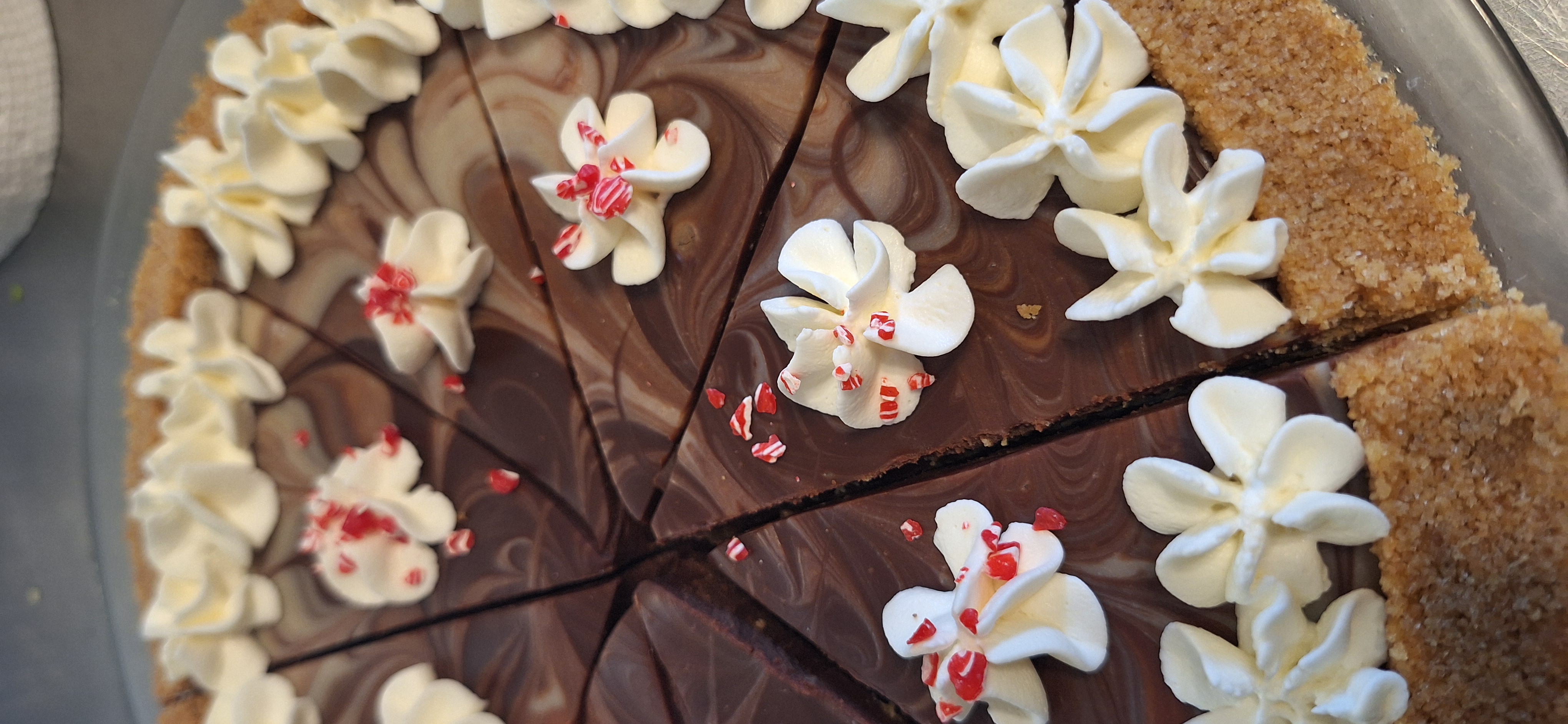 Chocolate Peppermint Pie - Whole