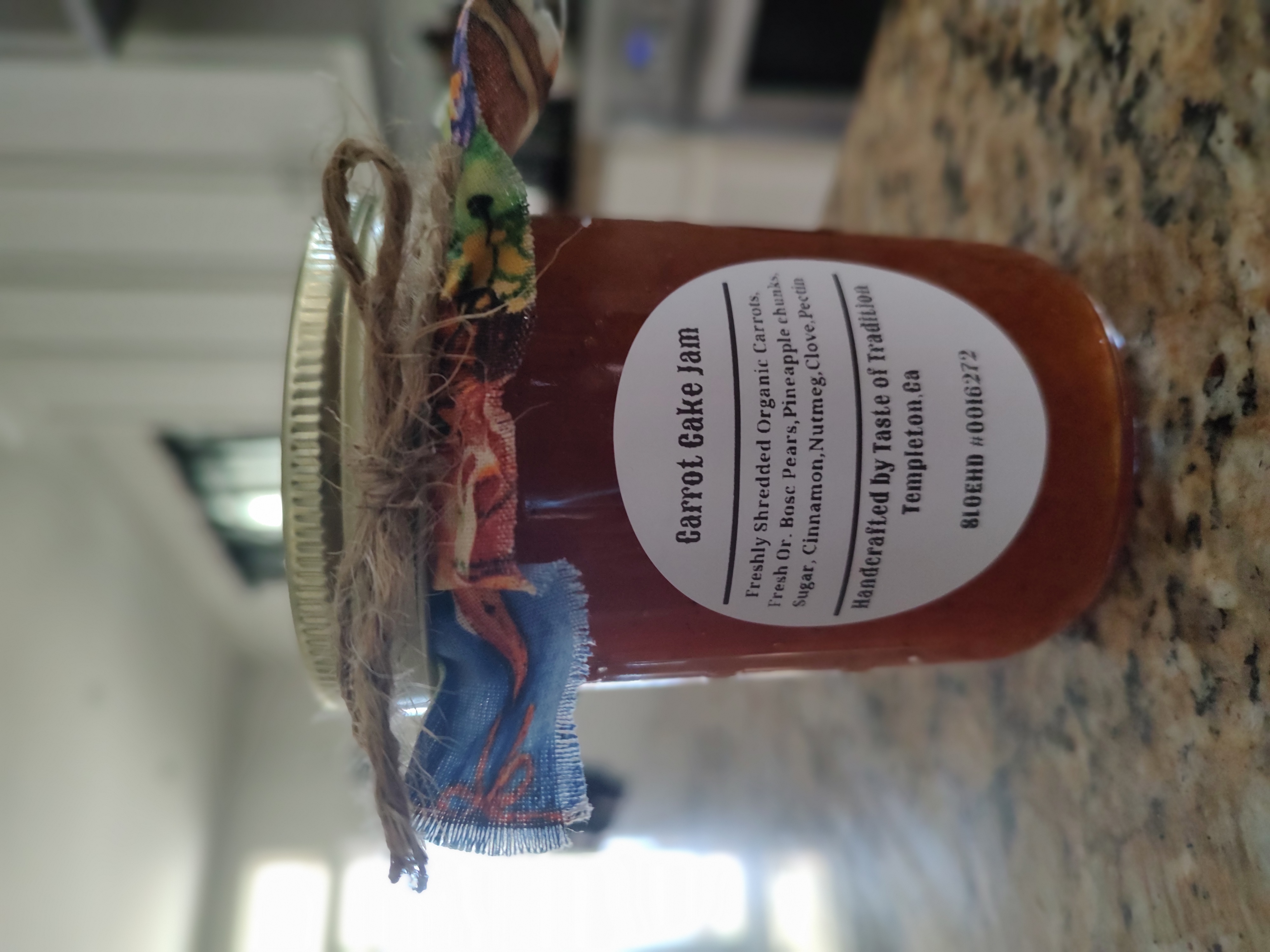 Carrot Cake Jam