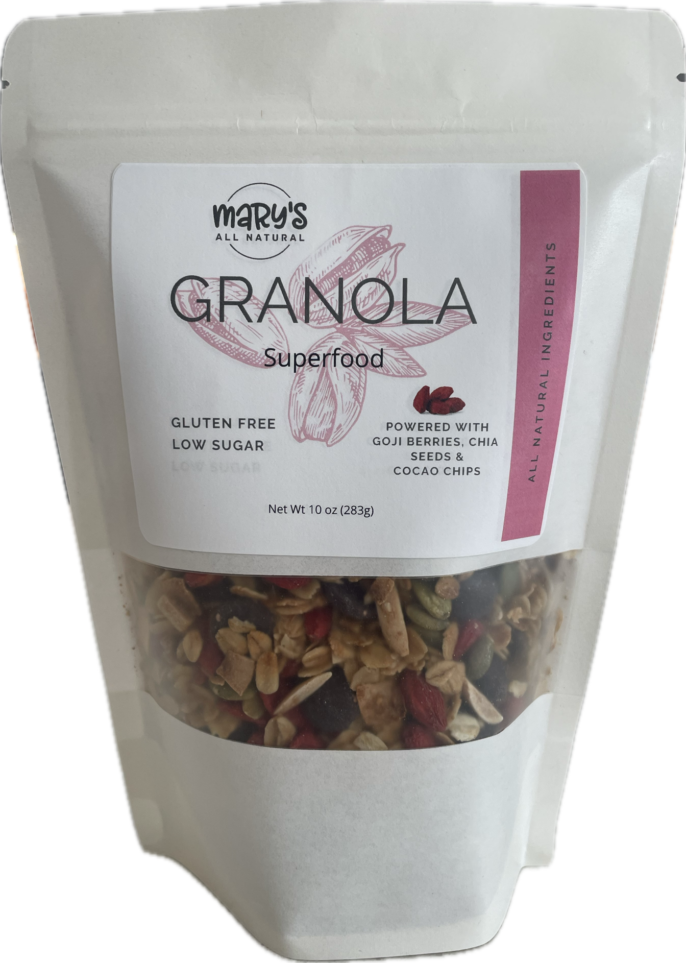 Superfood Blend Granola, 10oz bag