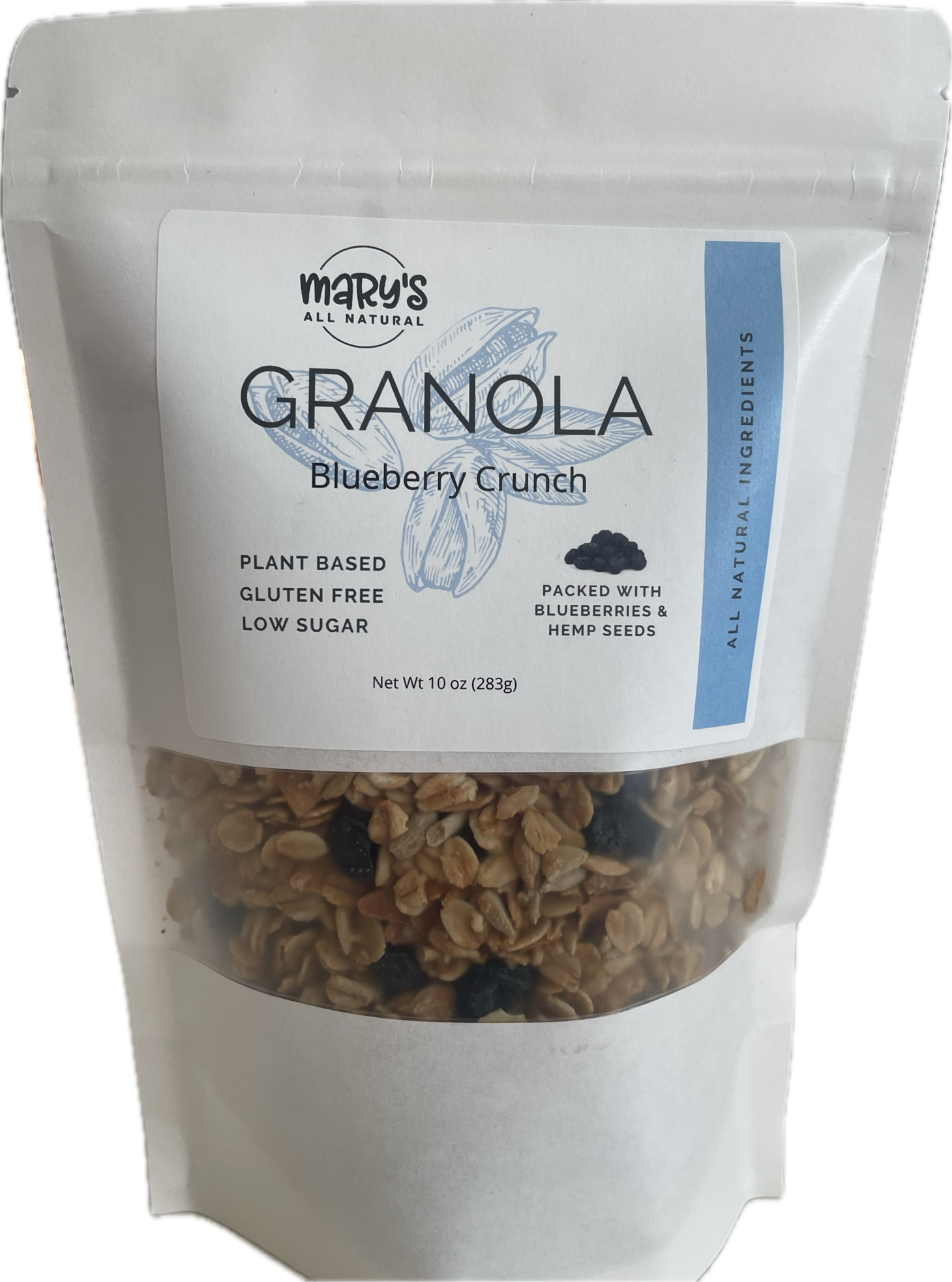 Blueberry Crunch Granola, 10oz bag