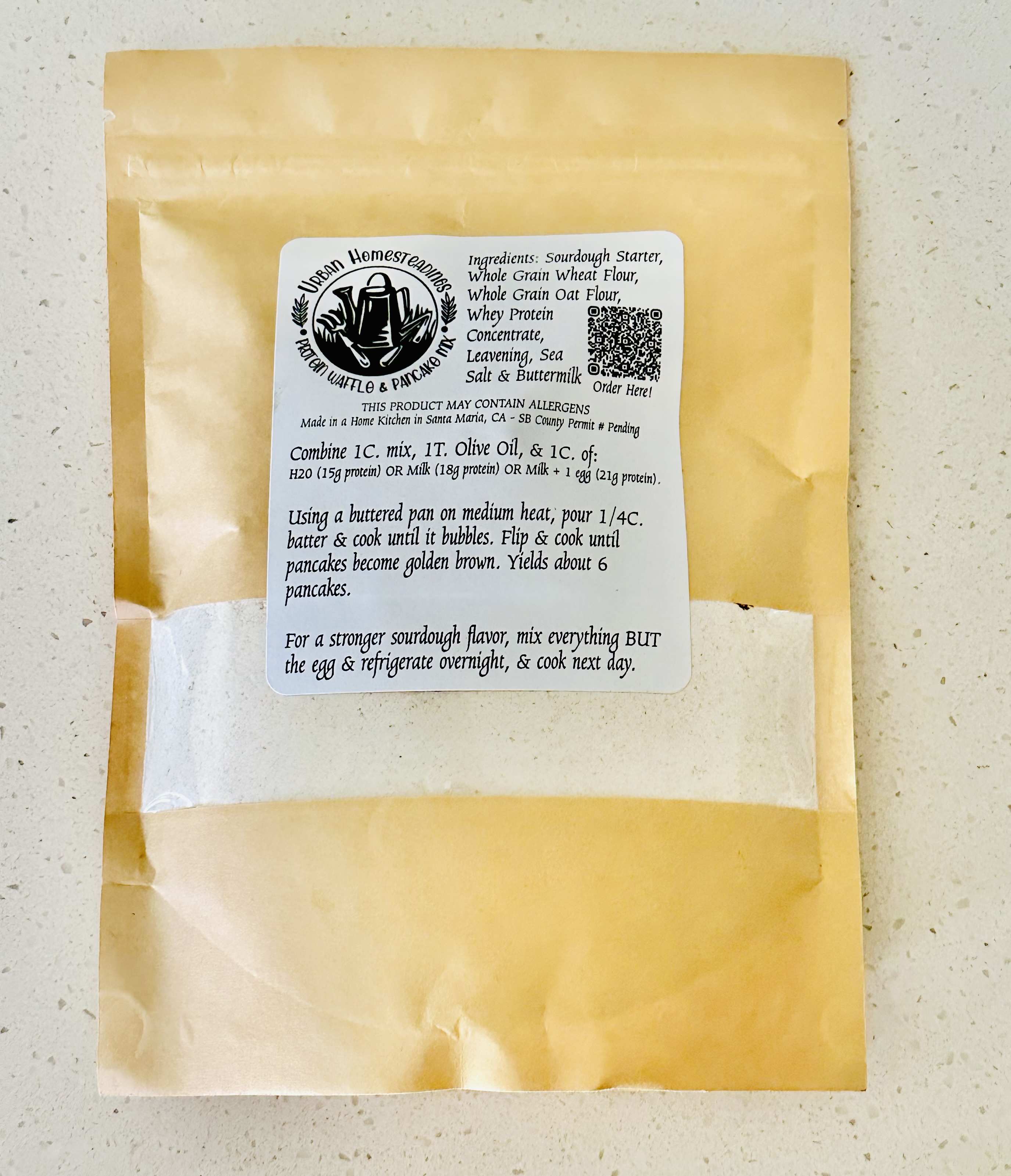 Sourdough: Protein Waffle & Pancake Mix