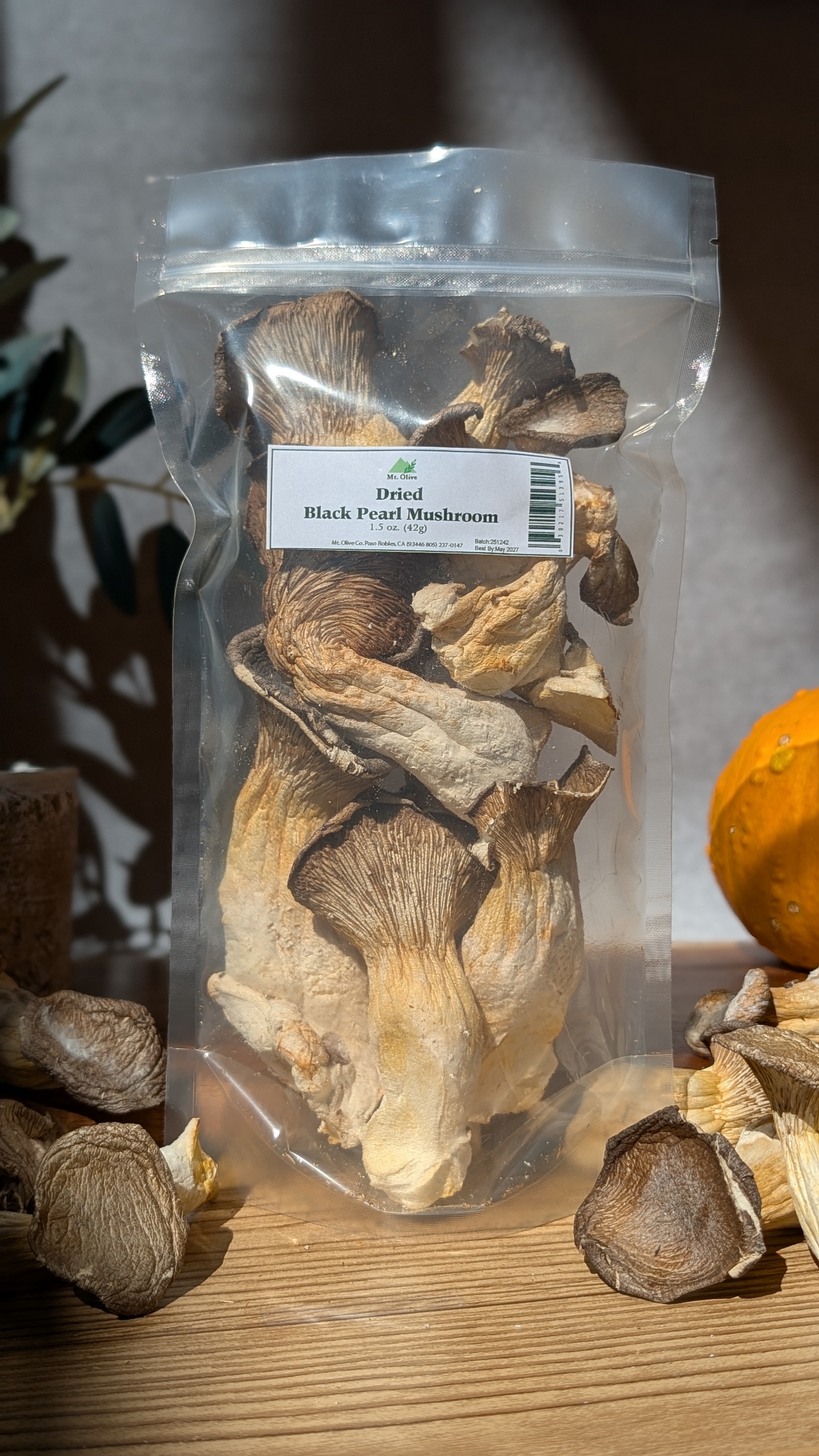 Dried Gourmet Black Pearl Mushrooms (1.5oz)