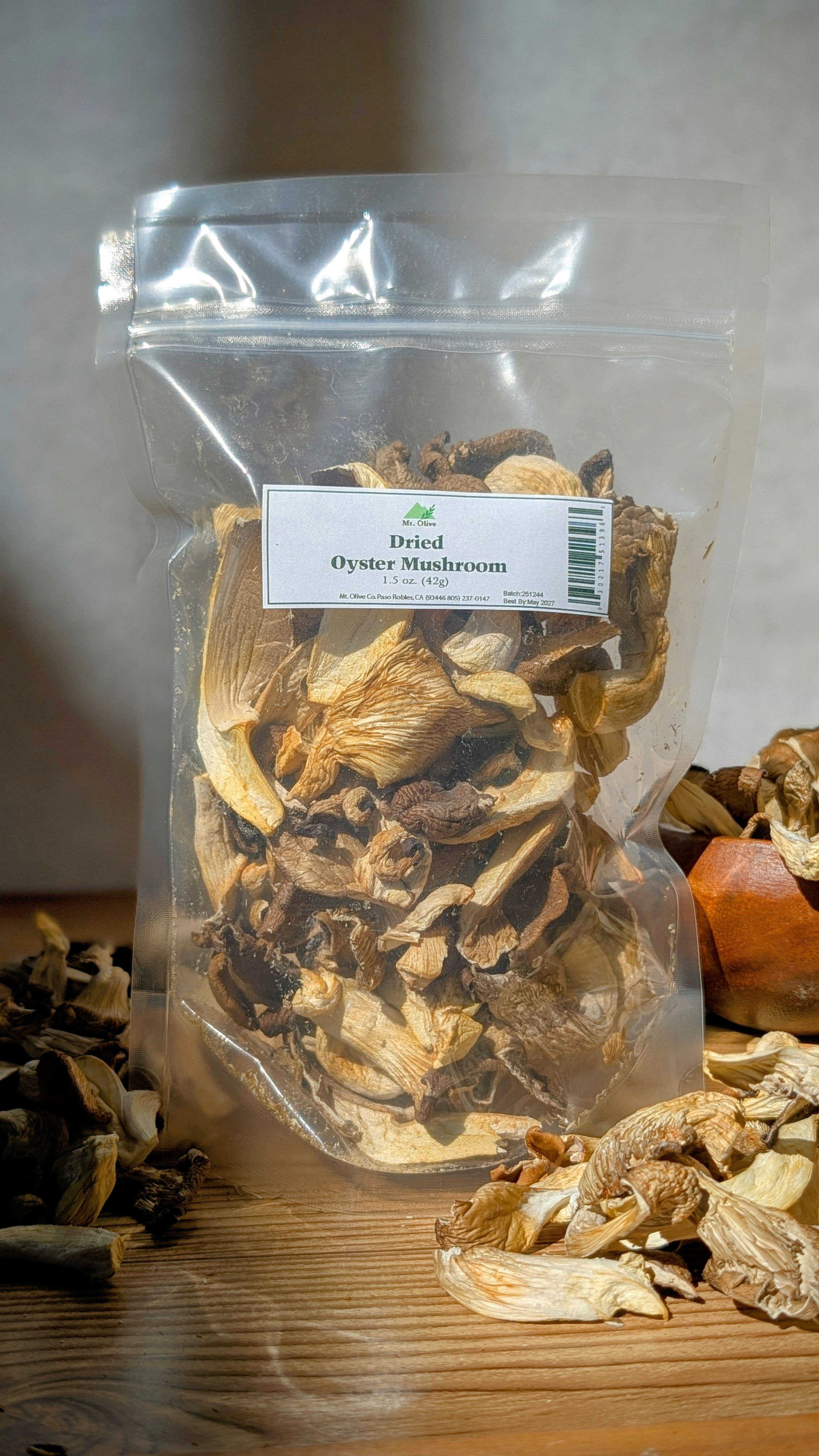 Dried Gourmet Oyster Mushrooms (1.5oz)