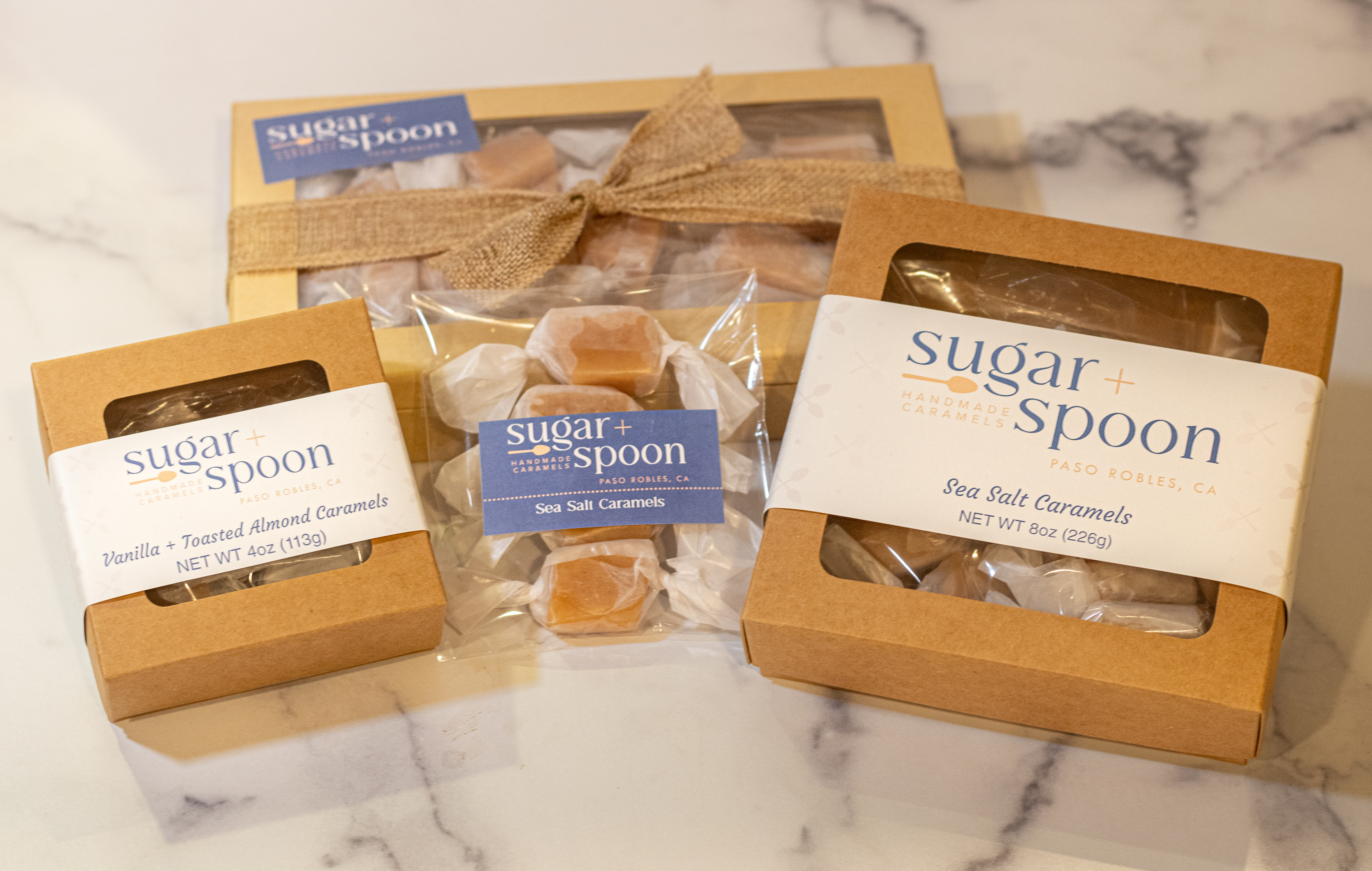Vanilla + Toasted Almond Caramels