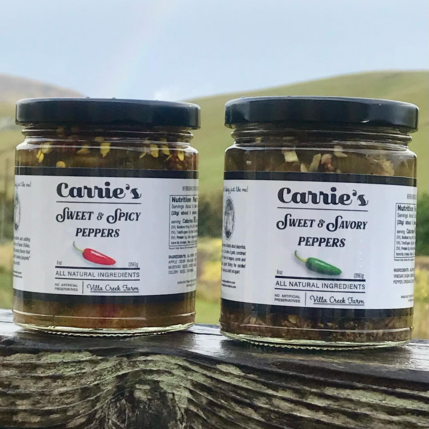 Carrie’s Sweet & Spicy/Carrie’s Sweet & Savory Peppers Gift Set