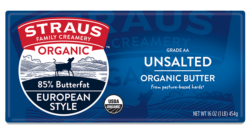 Straus Organic Unsalted European Style Butter