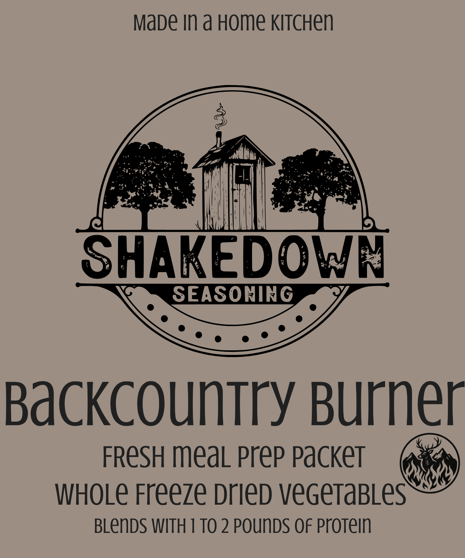 Backcountry Burner Freeze Dried Seasoning