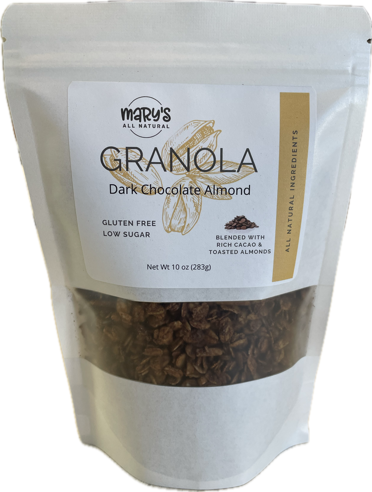 Dark Chocolate Almond, 10oz Bag