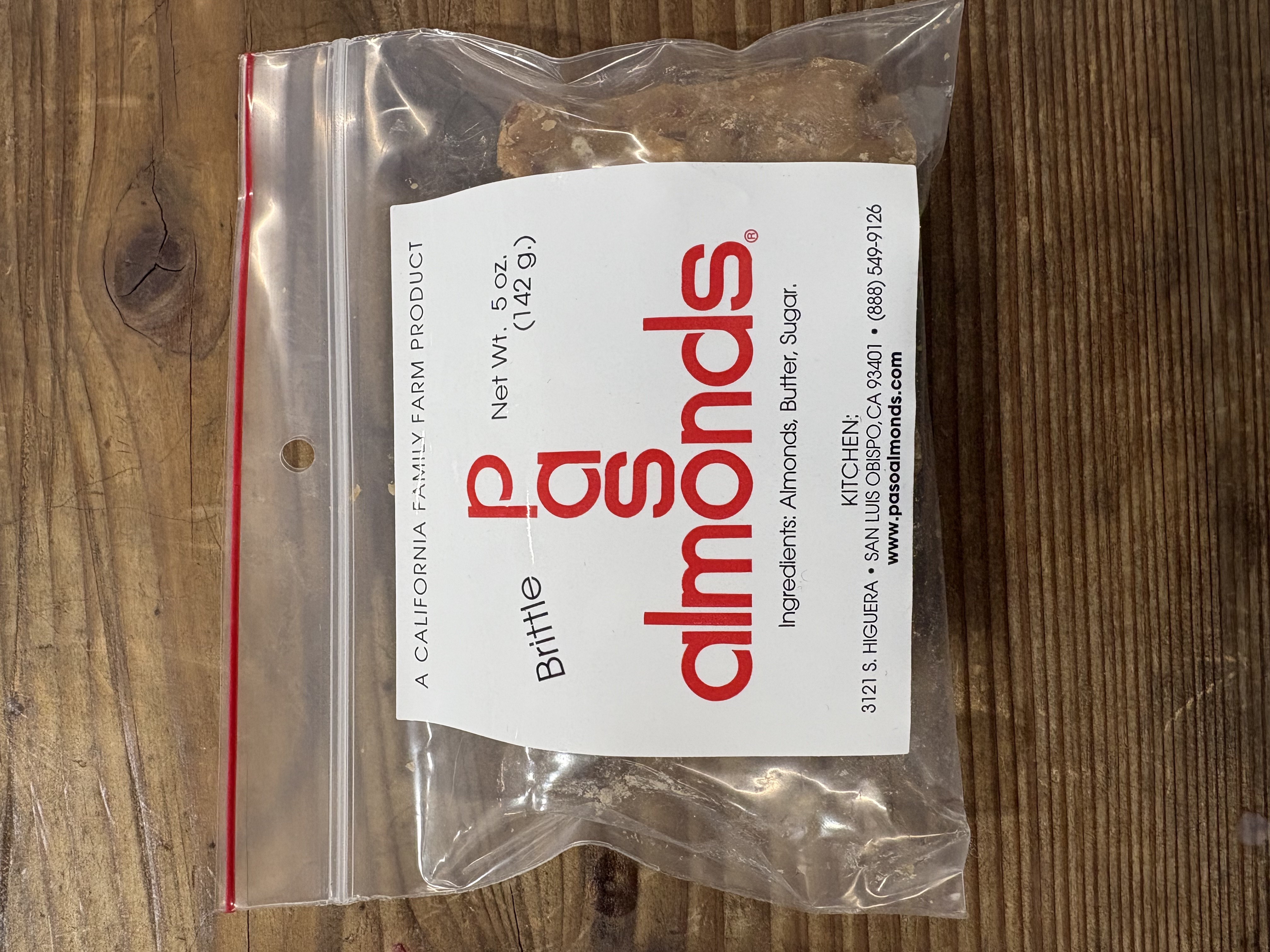 Paso Almond Brittle (5 oz)