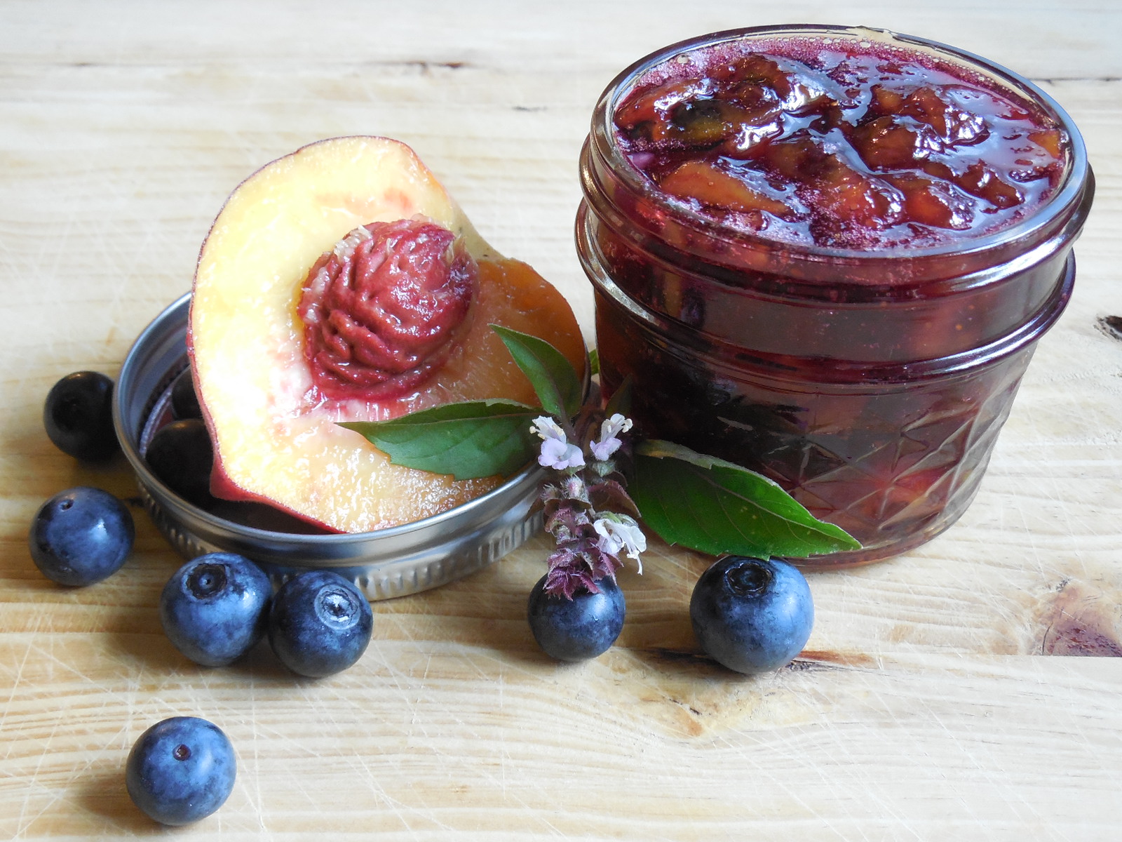 Peach Blueberry Jam